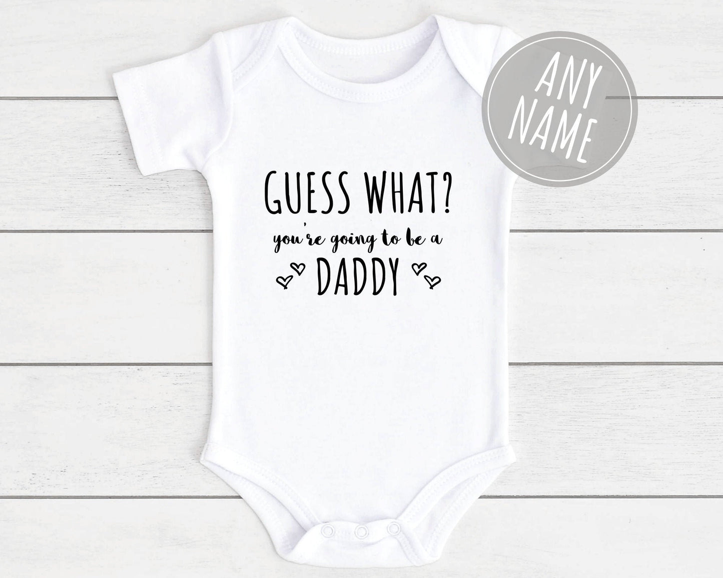 Pregnancy Announcement Baby Vest Bodysuit For Daddy Nanny Grandad Auntie Family Etc Unisex Babyshower Reveal Clothing Gift