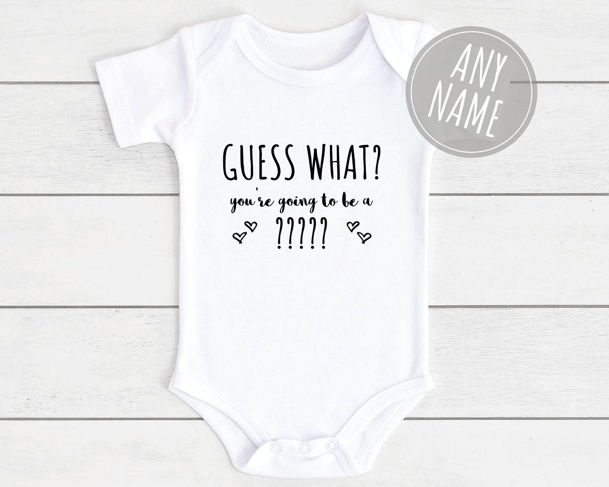 Pregnancy Announcement Baby Vest Bodysuit For Daddy Nanny Grandad Auntie Family Etc Unisex Babyshower Reveal Clothing Gift