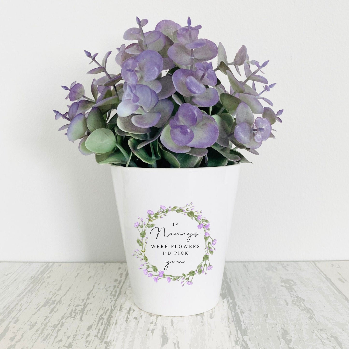 Personalised Mother's Day Flower Pot Gift Grandma Nanny Auntie Plant Pot