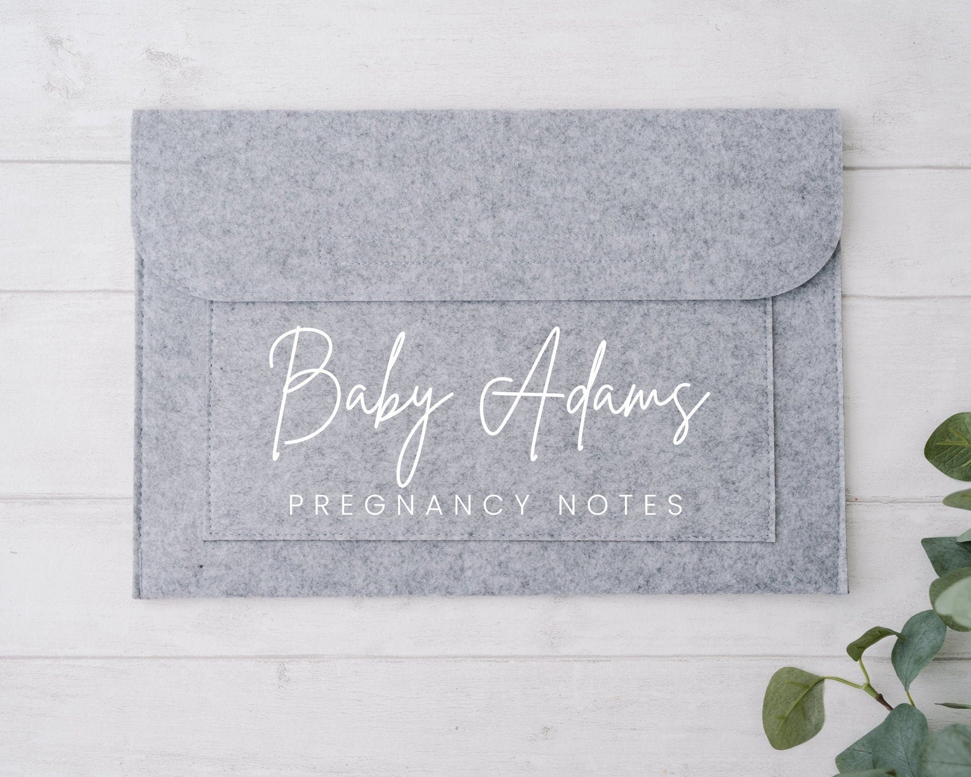 Pregnancy Notes Folder Personalised Maternity Documents Baby Book Holder