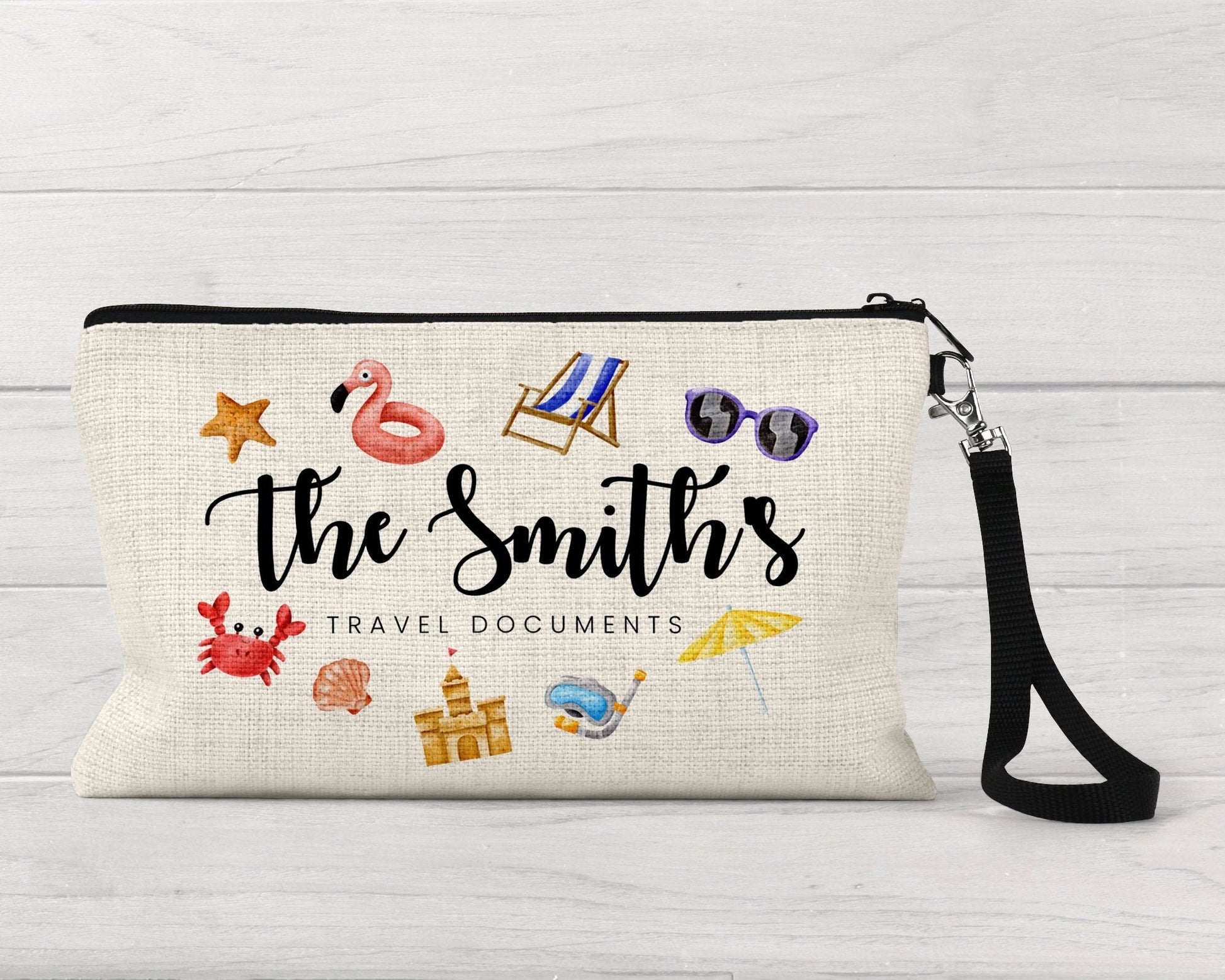 Family Passport Holder Travel Documents Personalised Pouch