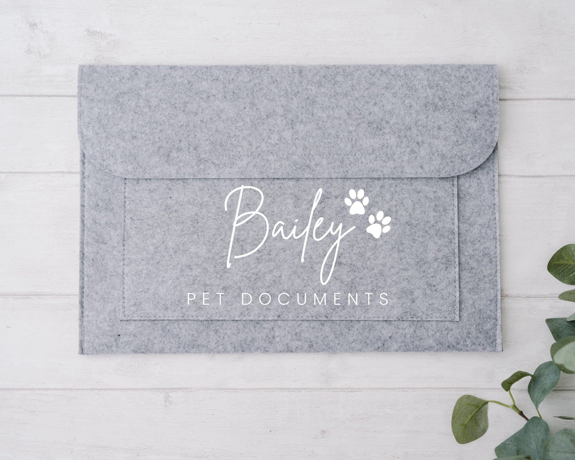 Pet Documents Folder Personalised Vet Notes Holder