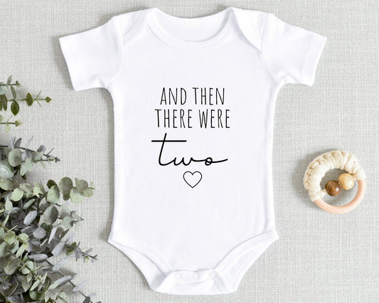 Pregnancy Announcement Baby Vest Personalised Reveal Number 2 3 4 5 Present Gift