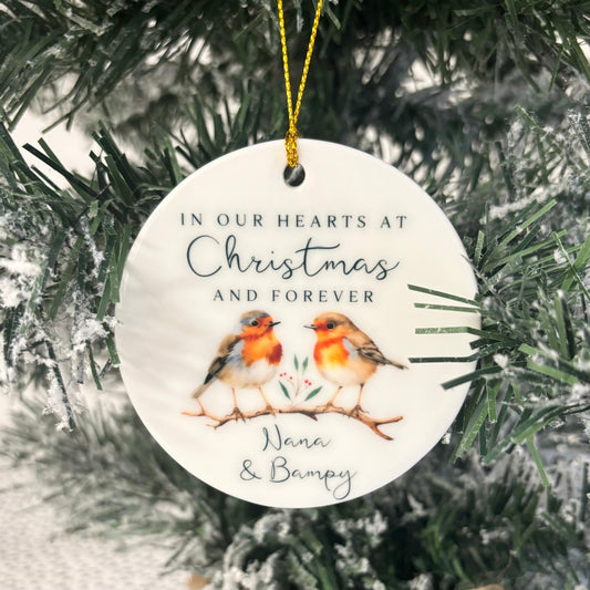 Memorial Christmas Decoration Personalised Gift Memory Remembrance Keepsake
