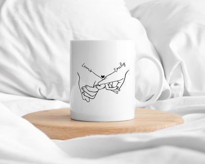 Valentine's Personalised Mug Boyfriend Girlfriend Photo Couple Gift