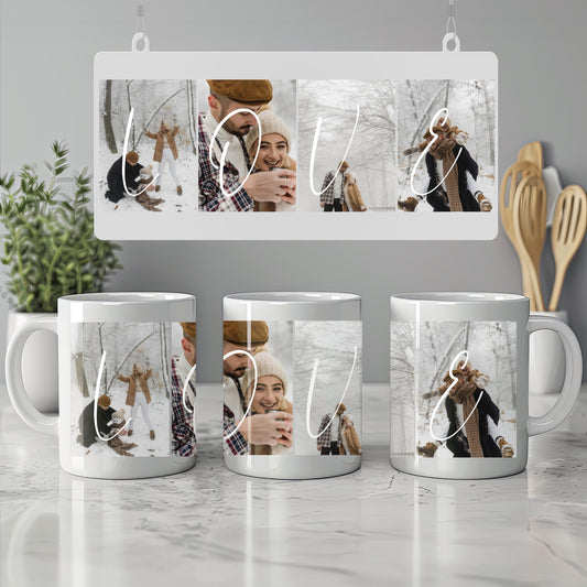 Valentine's Day Photo Mug Gift Personalised Anniversary Wedding Present For Boyfriend Girlfriend Husband Wife