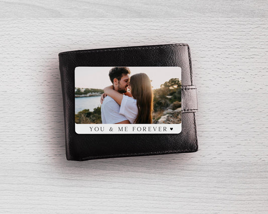 Photo Wallet Card Personalised Valentine's Day Forever Gift For Boyfriend Husband Anniversary