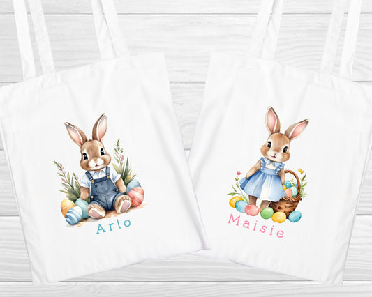 Easter Bag Personalised Kids Egg Hunt Chocolate Gift Bag