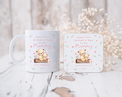 Mother's Day Personalised Mug First As Grandma Granny Nanny Mummy Grandchild Gift For Mum