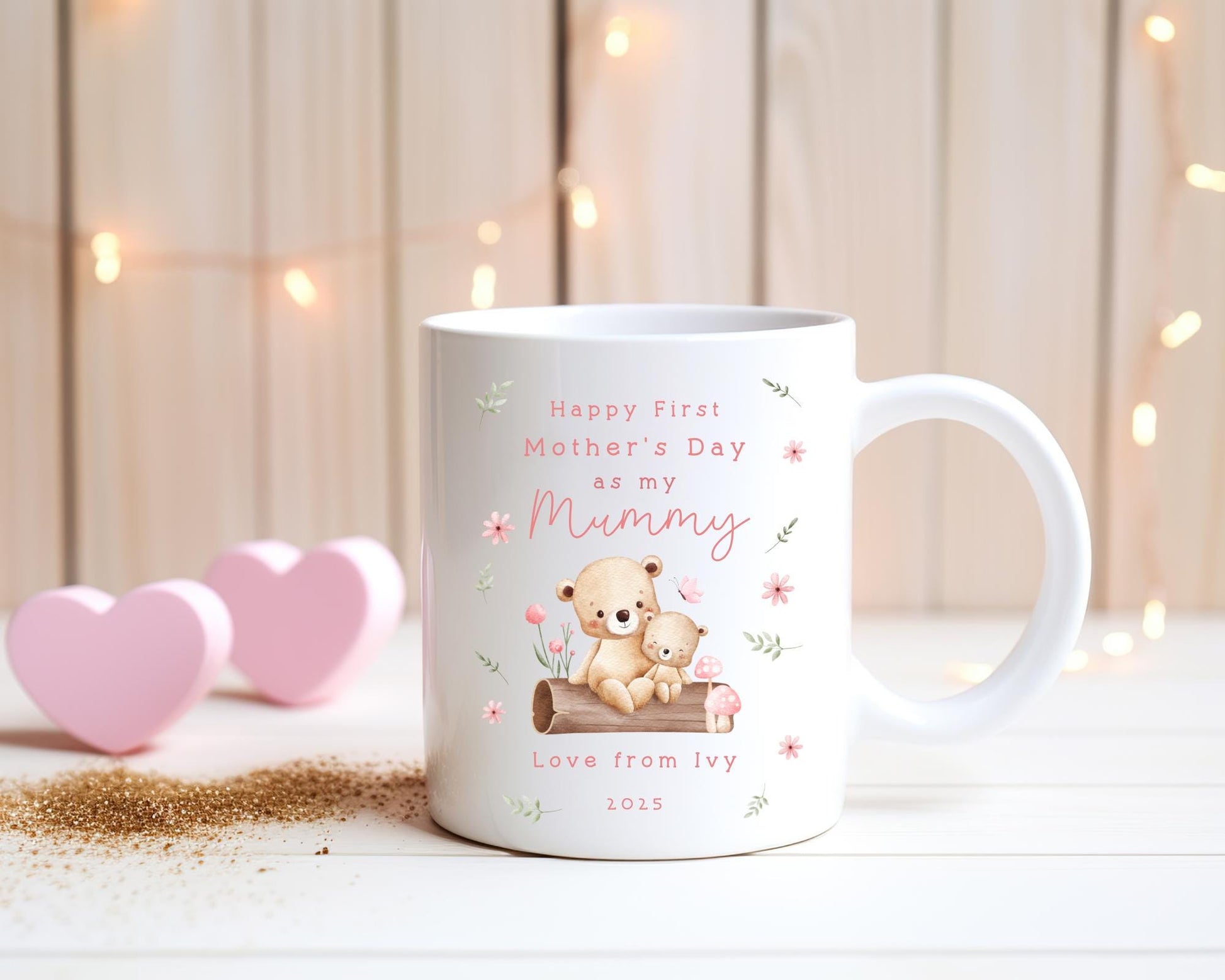 Mother's Day Personalised Mug First As Grandma Granny Nanny Mummy Grandchild Gift For Mum