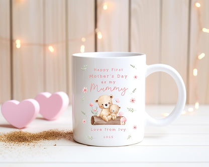Mother's Day Personalised Mug First As Grandma Granny Nanny Mummy Grandchild Gift For Mum