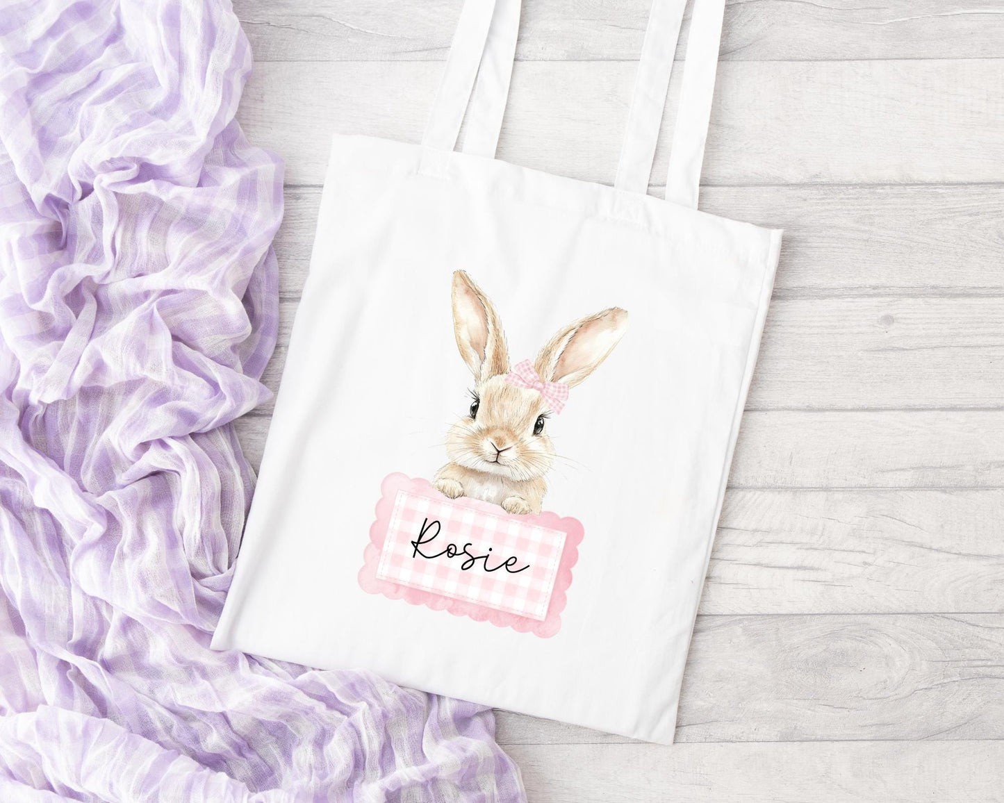 Easter Bag Personalised Kids Egg Hunt Chocolate Gift Bag