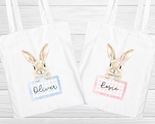 Easter Bag Personalised Kids Egg Hunt Chocolate Gift Bag