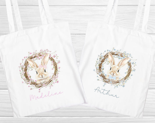 Easter Bag Personalised Kids Egg Hunt Chocolate Gift Bag