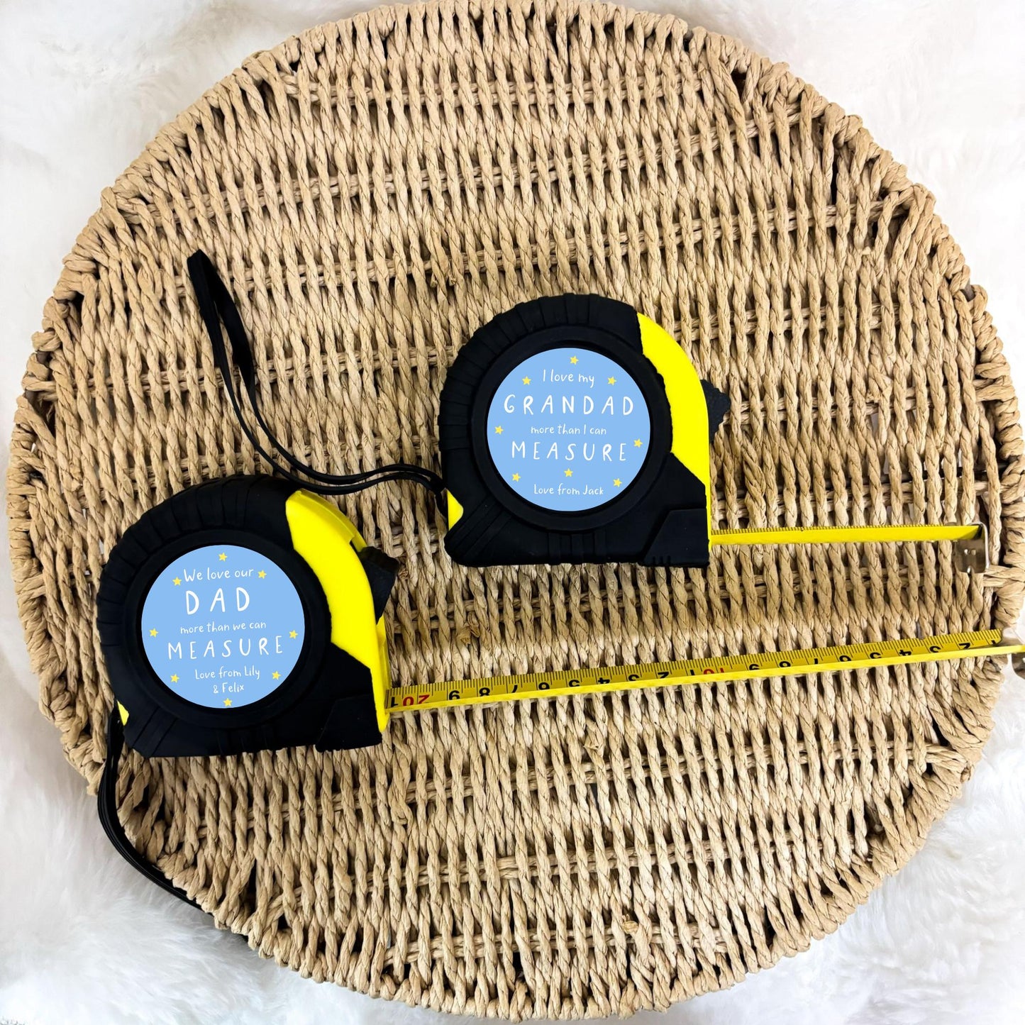 Father's Day Gift Tape Measure Personalised DIY Birthday More Than We Can Measure