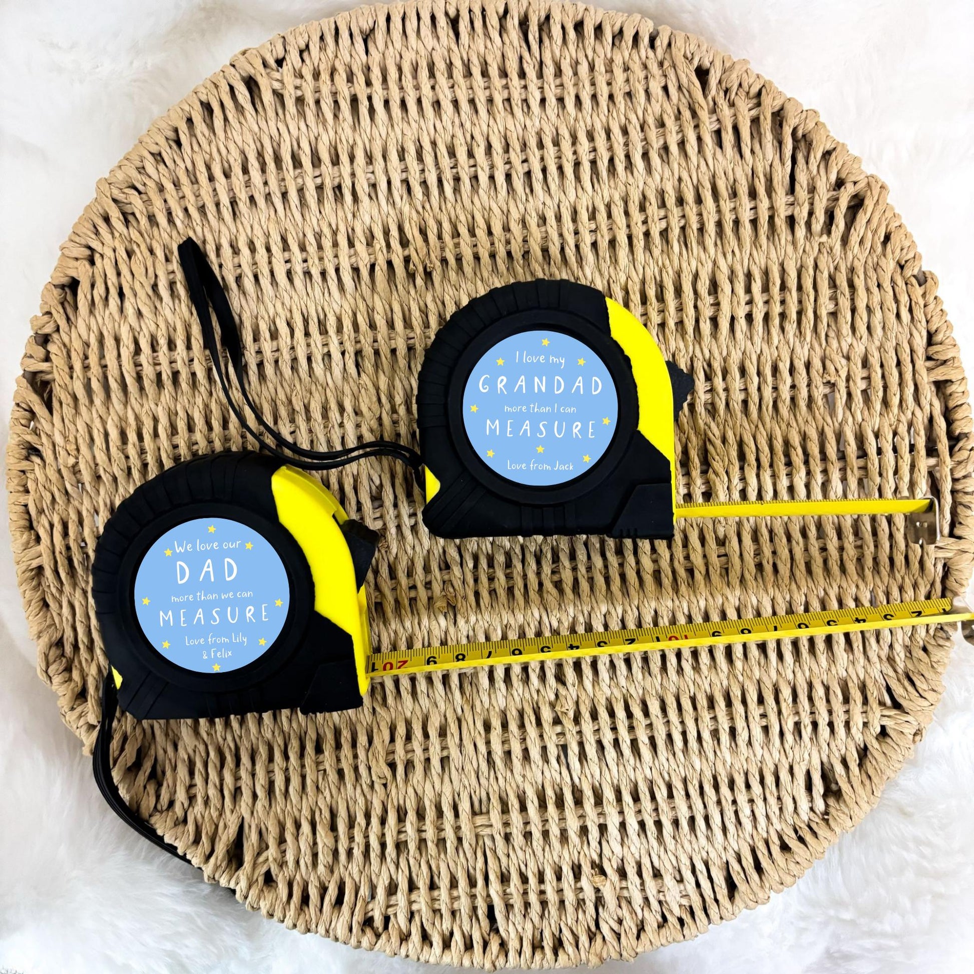 Father's Day Gift Tape Measure Personalised DIY Birthday More Than We Can Measure