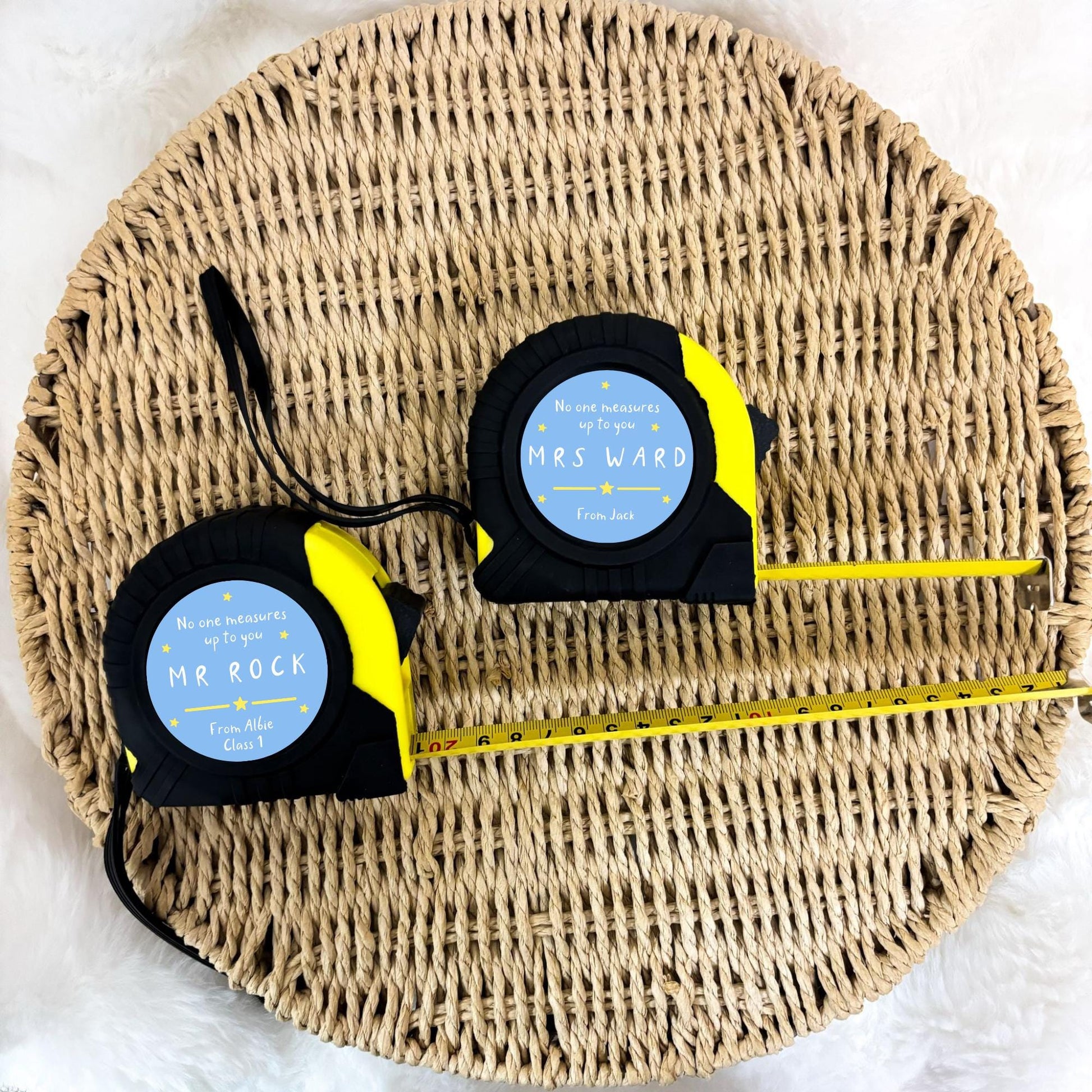 Teacher Gift Tape Measure Personalised End Of School Term Present No One Measures Up To You
