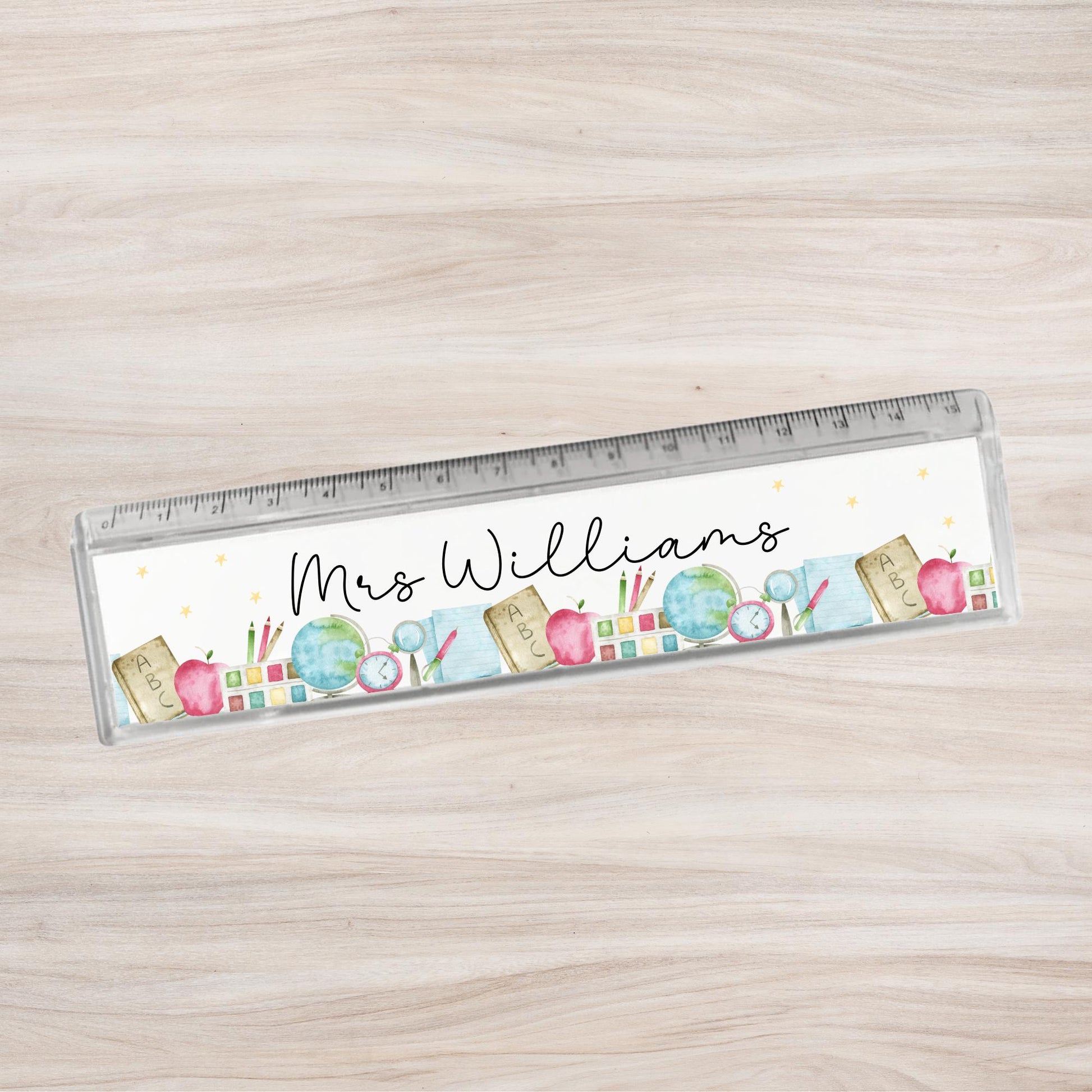 Teacher Gift Personalised Ruler End Of Term Teaching Assistant Nursery Staff Lecturer Present