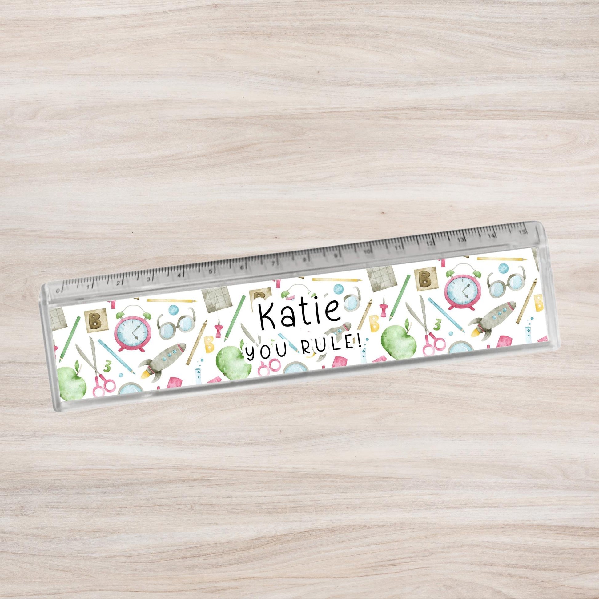 Teacher Gift Personalised Ruler End Of Term Teaching Assistant Nursery Staff Lecturer School Present