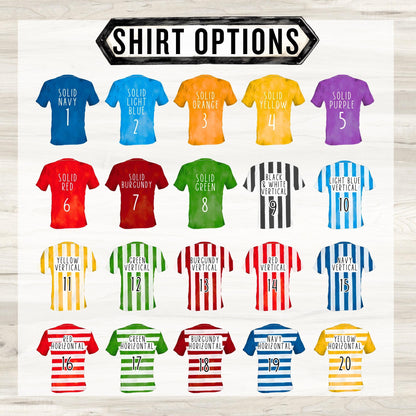 Personalised Father's Day Football Shirt Mug: Family Birthday Gift