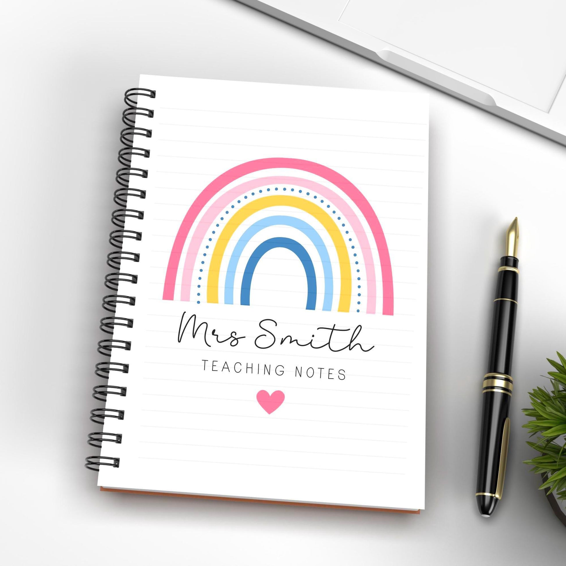 Personalised Teacher Notebook: End of Term Gift