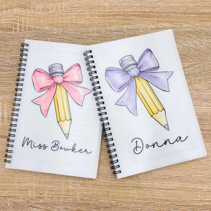 Personalised Teacher Notebook: End of Term Gift