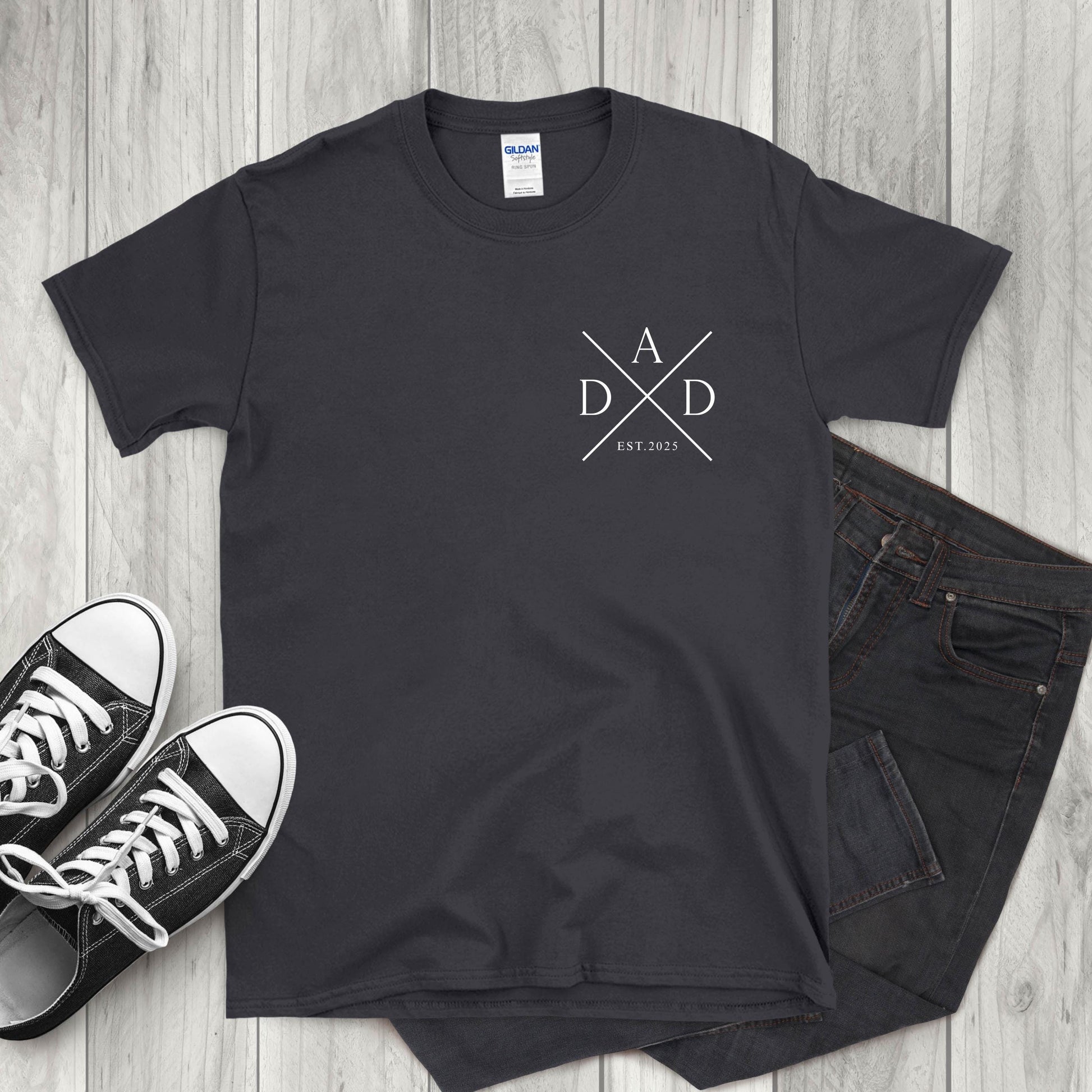 Personalised Dad T-Shirt Father's Day New Dad Birthday Gift