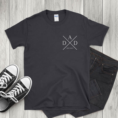 Personalised Dad T-Shirt Father's Day New Dad Birthday Gift