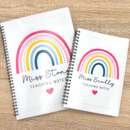 Personalised Teacher Notebook: End of Term Gift