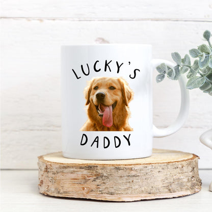 Personalised Dog Photo Mug: Custom Pet Gift for Dog Dad