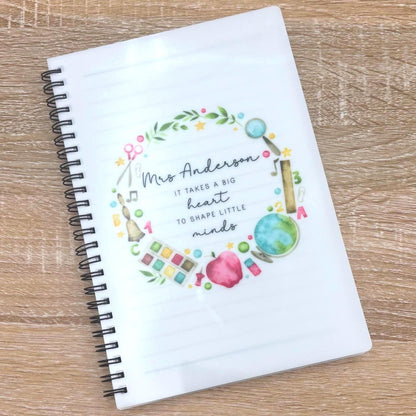 Personalised Teacher Notebook: End of Term Gift, A5 or A4