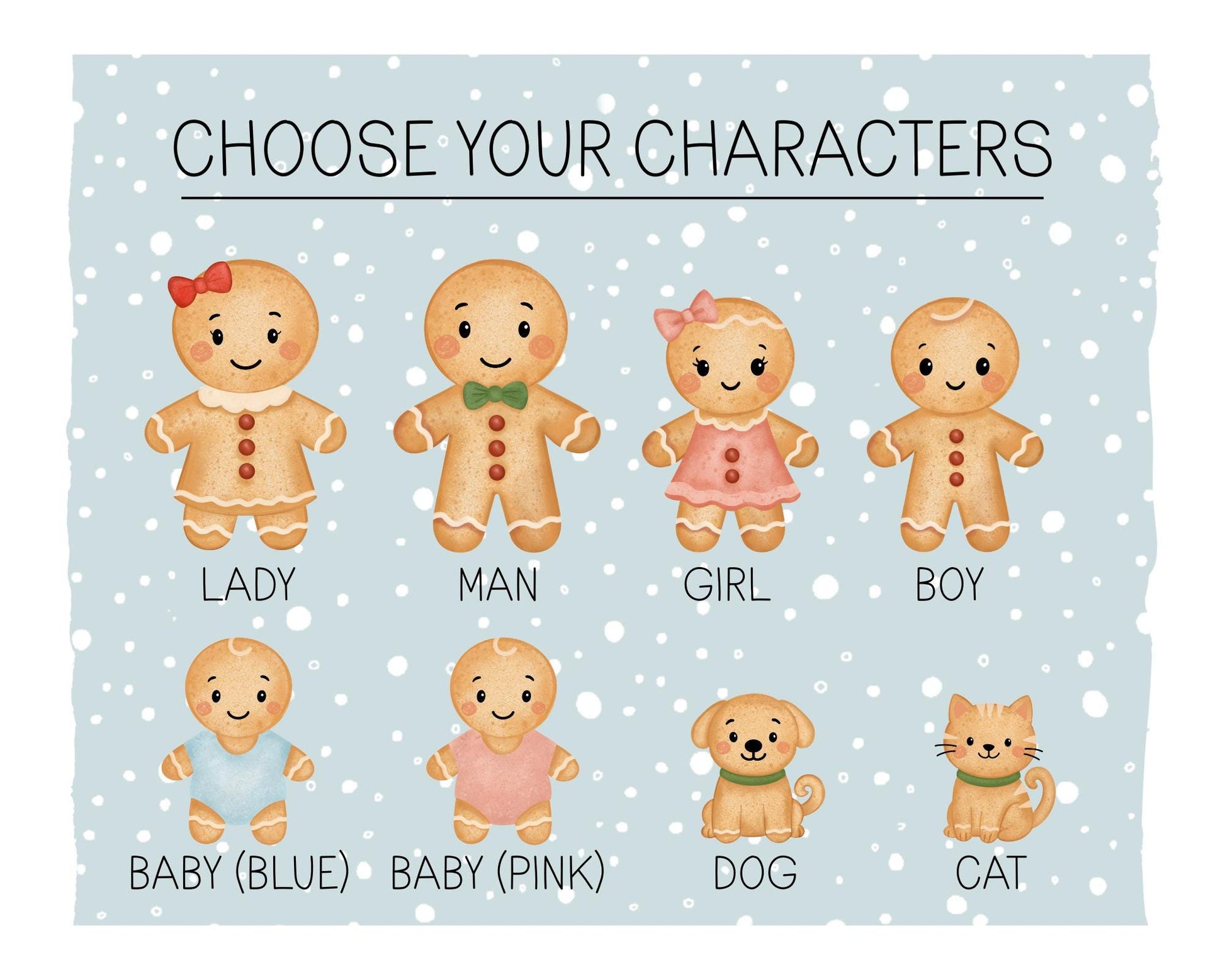 Family Christmas Decoration Personalised Gingerbread Tree Ornament 2025 Gift