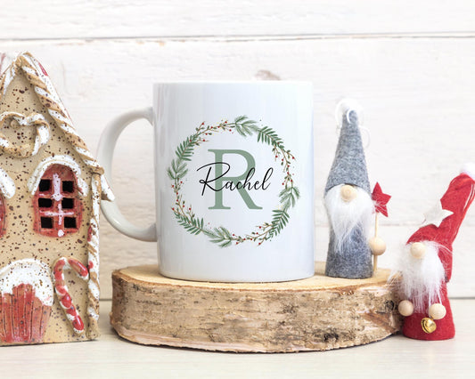 Personalised Christmas Mug - Xmas Name Mug - Stocking Filler Gift - Family Mug Keepsake