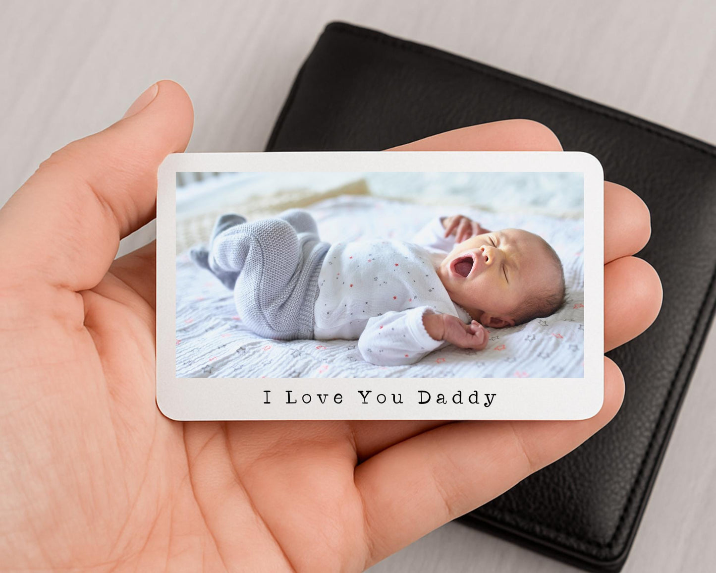 Daddy Photo Wallet Card Personalised Dad Gift