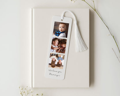 Personalised Photo Bookmark Bookish Birthday Custom Metal Gift