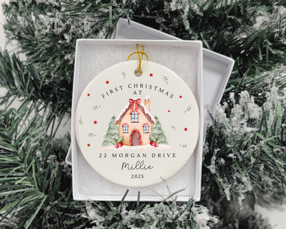 Personalised New Home Christmas Ornament Couple Moving House Gift