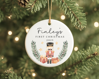 Personalised First Christmas Decoration Baby's First Xmas Tree Ornament Gift