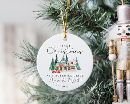 Personalised New Home Christmas Ornament Couple Moving House Gift