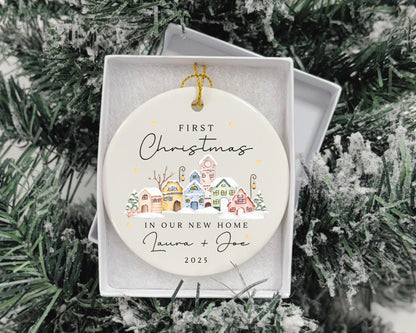 First Christmas In New Home Decoration Personalised Ornament Gift