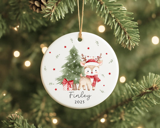 Personalised Children's Christmas Ornament Baby First Xmas Decoration 2025 Gift