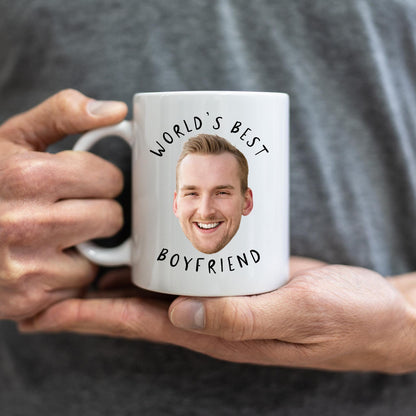 Boyfriend Photo Mug - Husband Birthday Gift - Personalised Funny Face - Valentine's Day Gift - Anniversary Present