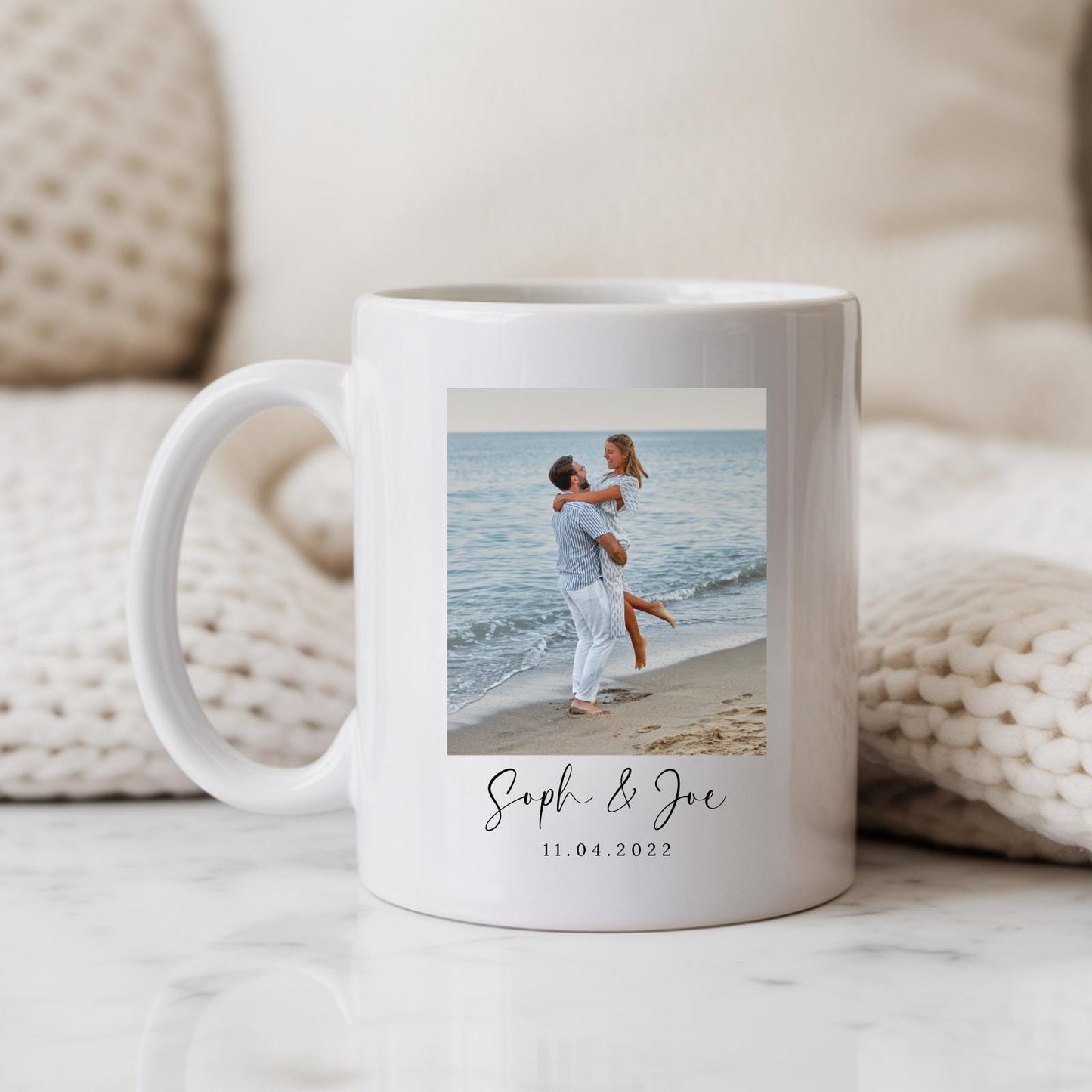 Valentine's Day Personalised Photo Mug Couple Photo Gift