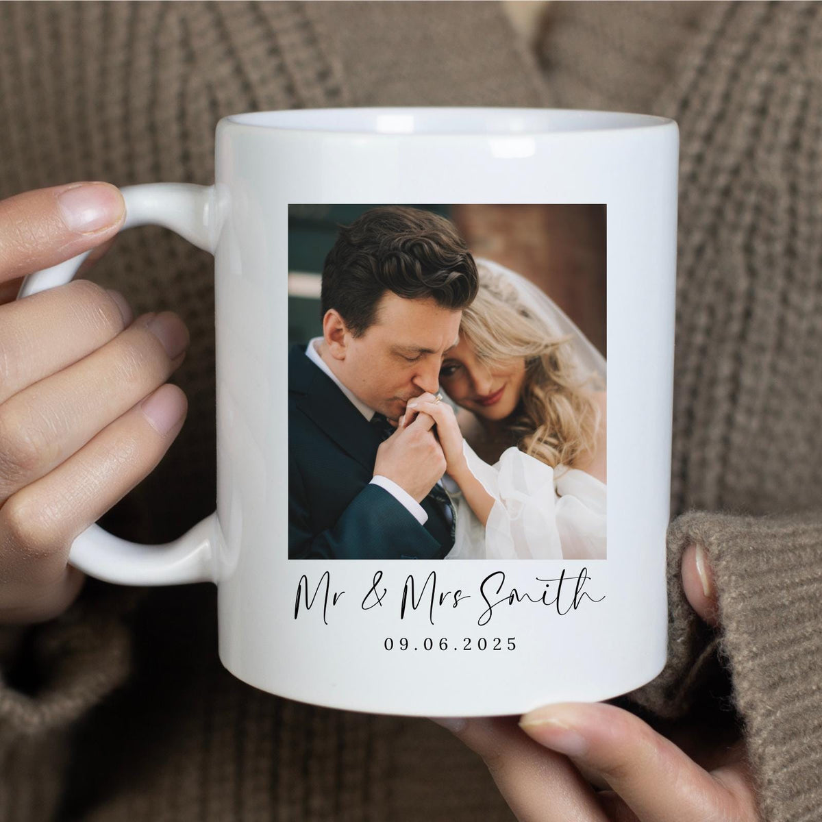 Valentine's Day Personalised Photo Mug Couple Photo Gift