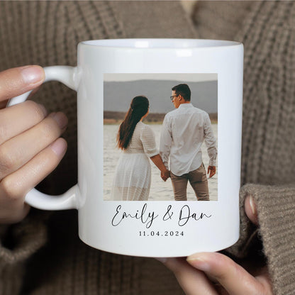 Valentine's Day Personalised Photo Mug Couple Photo Gift