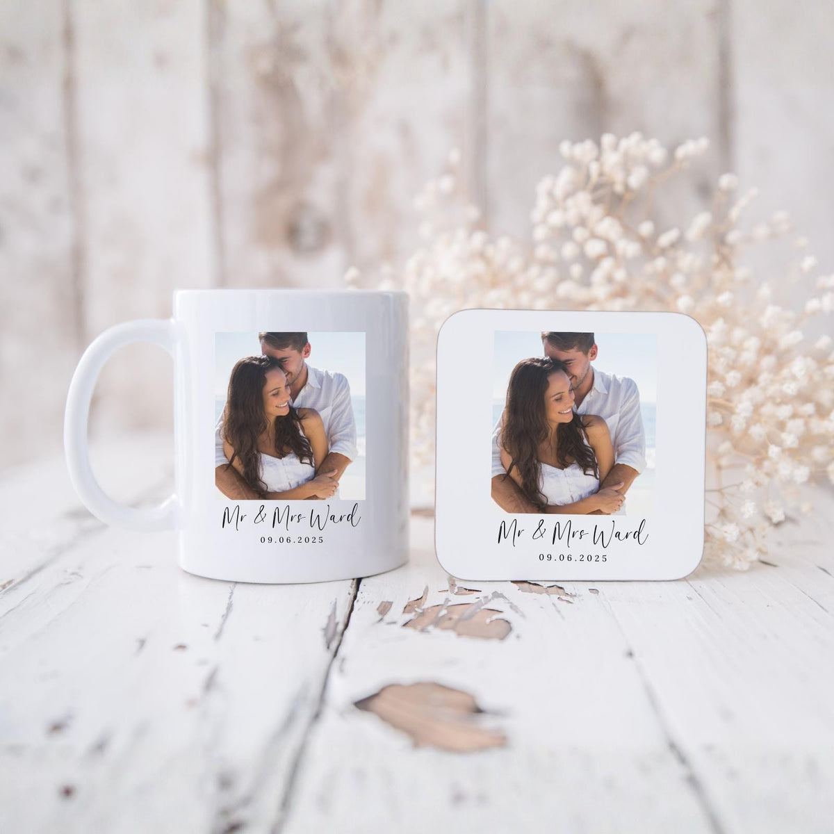Valentine's Day Personalised Photo Mug Couple Photo Gift