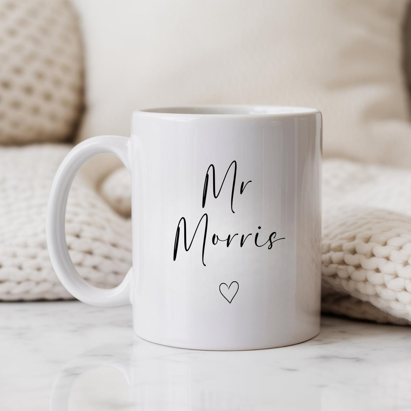 Mr & Mrs Mug Personalised Wedding Newly Weds Gift