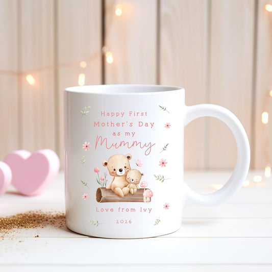 Mother's Day Personalised Mug First As Grandma Granny Nanny Mummy Grandchild Gift For Mum
