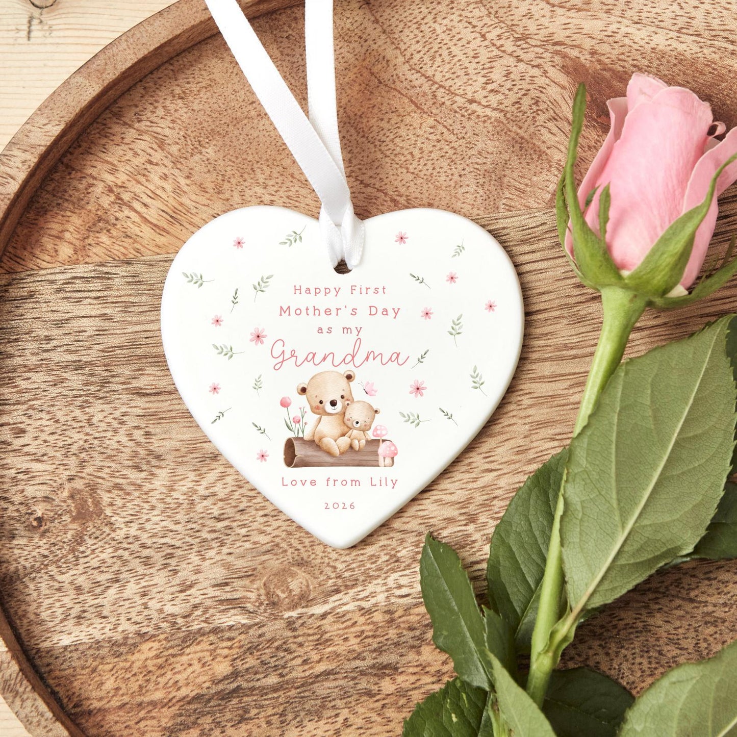 Personalised First Mother's Day Ceramic Ornament: New Mum Gift