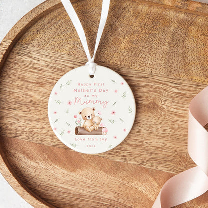 Personalised First Mother's Day Ceramic Ornament: New Mum Gift