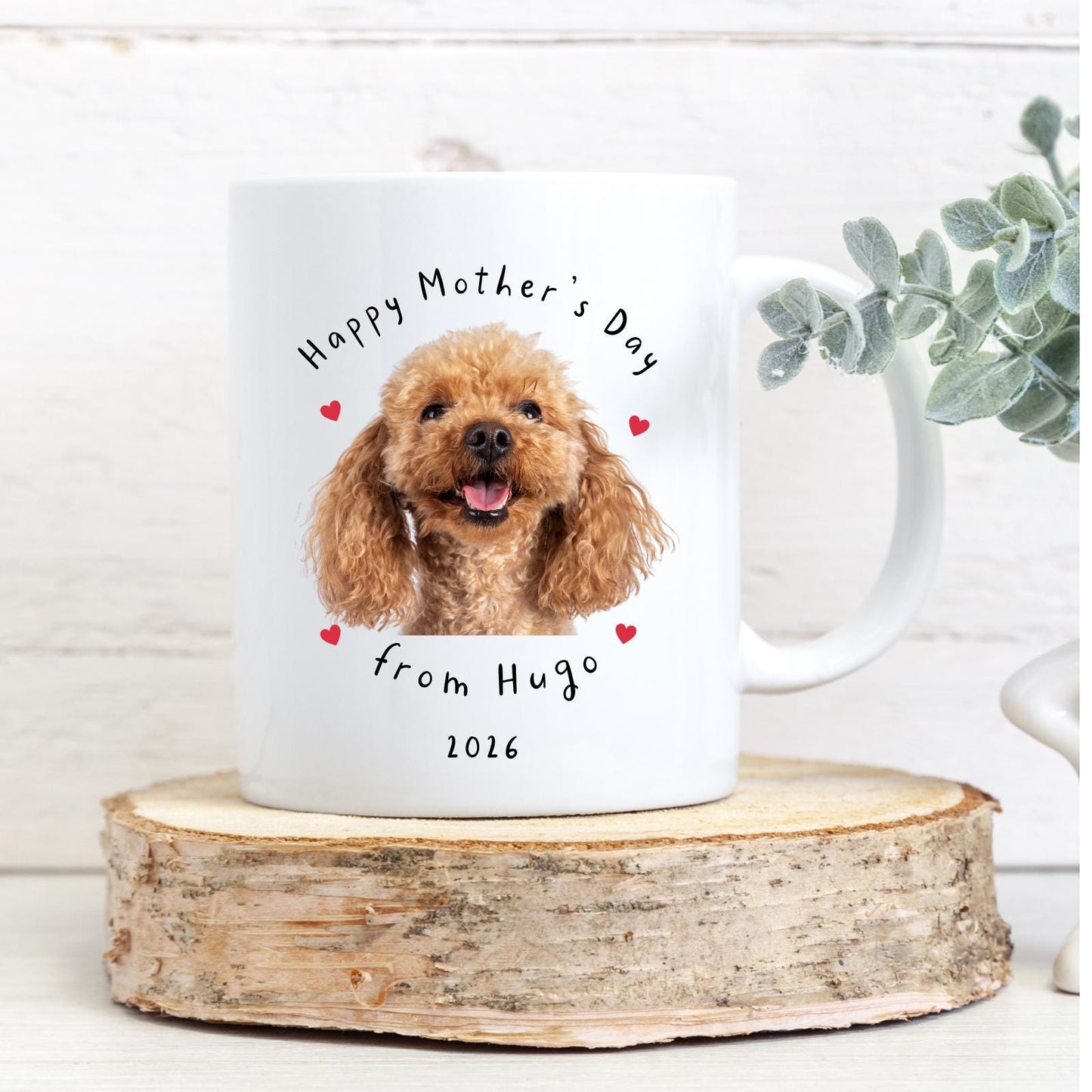 Personalised Dog Photo Mug - Happy Mother's Day From The Dog Gift